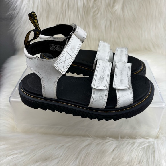 Dr. Martens White and Black Sporty Sandals - Picture 2 of 8